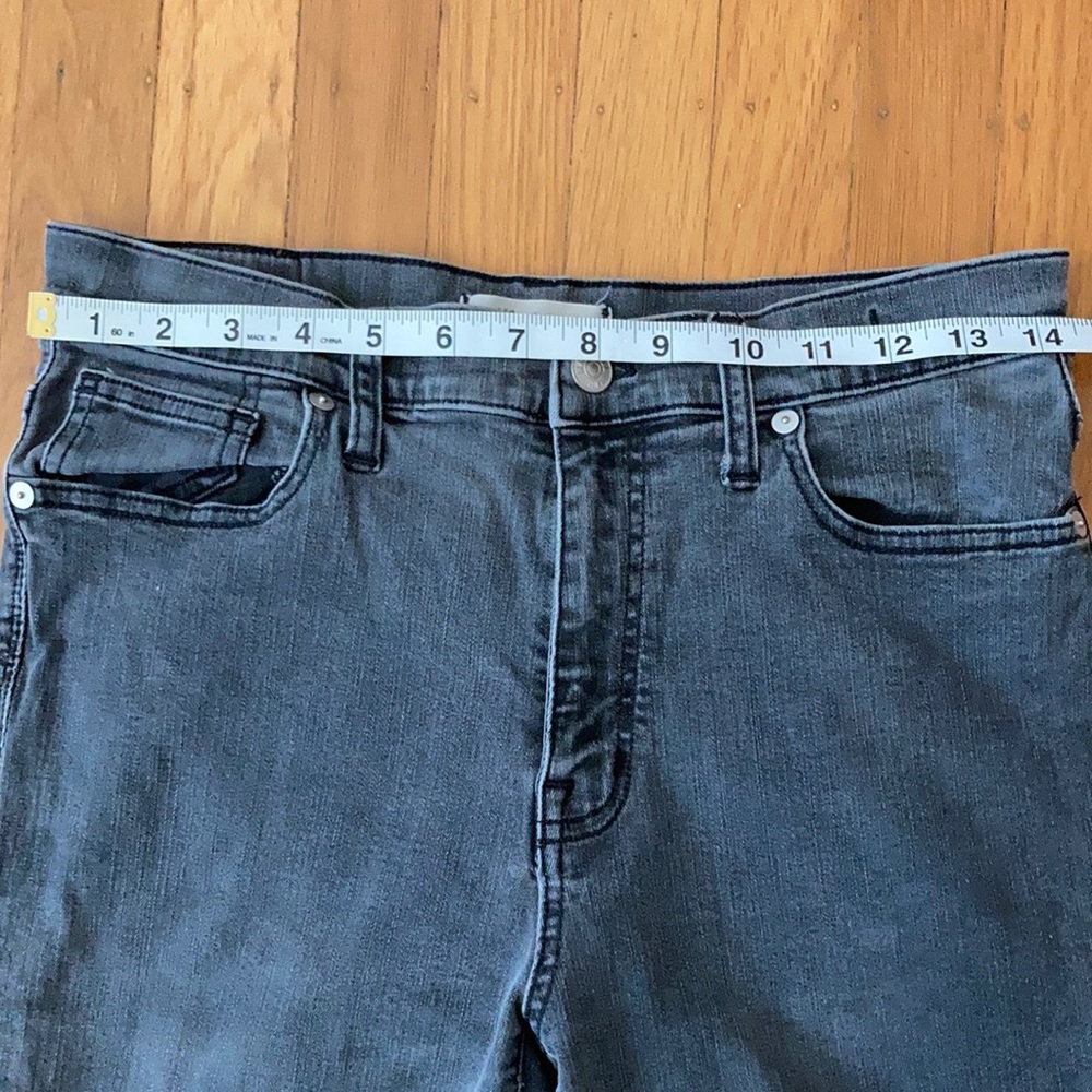 Madewell 9” High Riser Skinny Skinny Black Size 30 - Picture 4 of 10